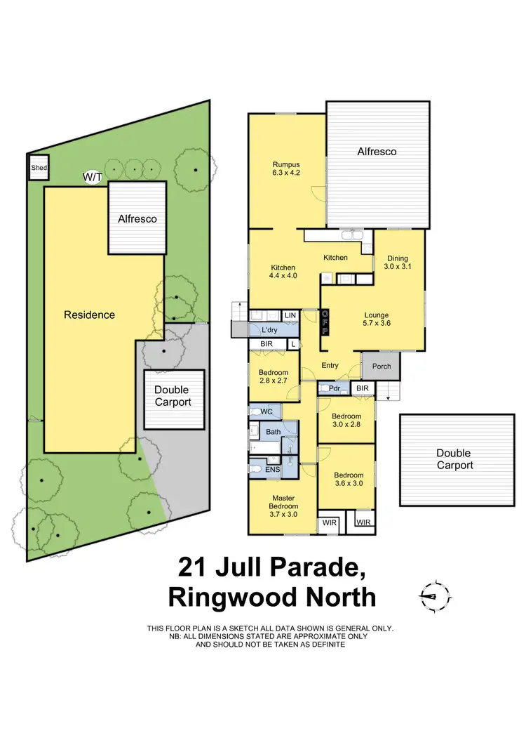 Floorplan of Homely house listing, 21 Jull Parade, Ringwood North VIC 3134