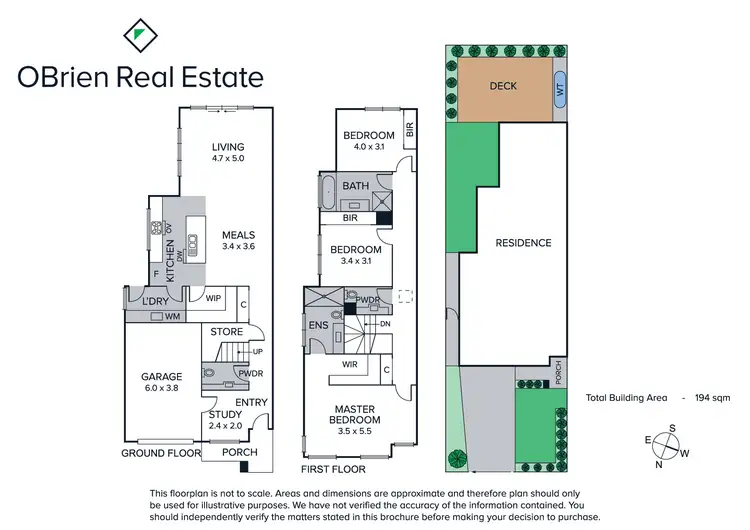 Floorplan of Homely townhouse listing, 53A Cavanagh Street, Cheltenham VIC 3192