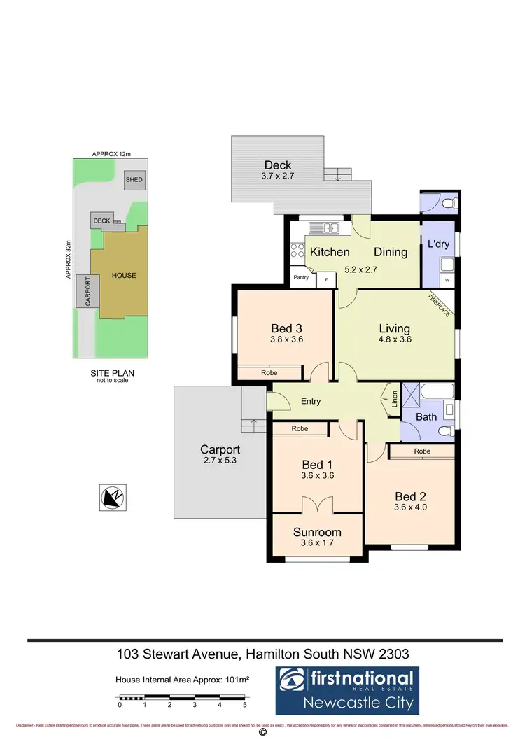 Floorplan of Homely house listing, 103 Stewart Avenue, Hamilton South NSW 2303