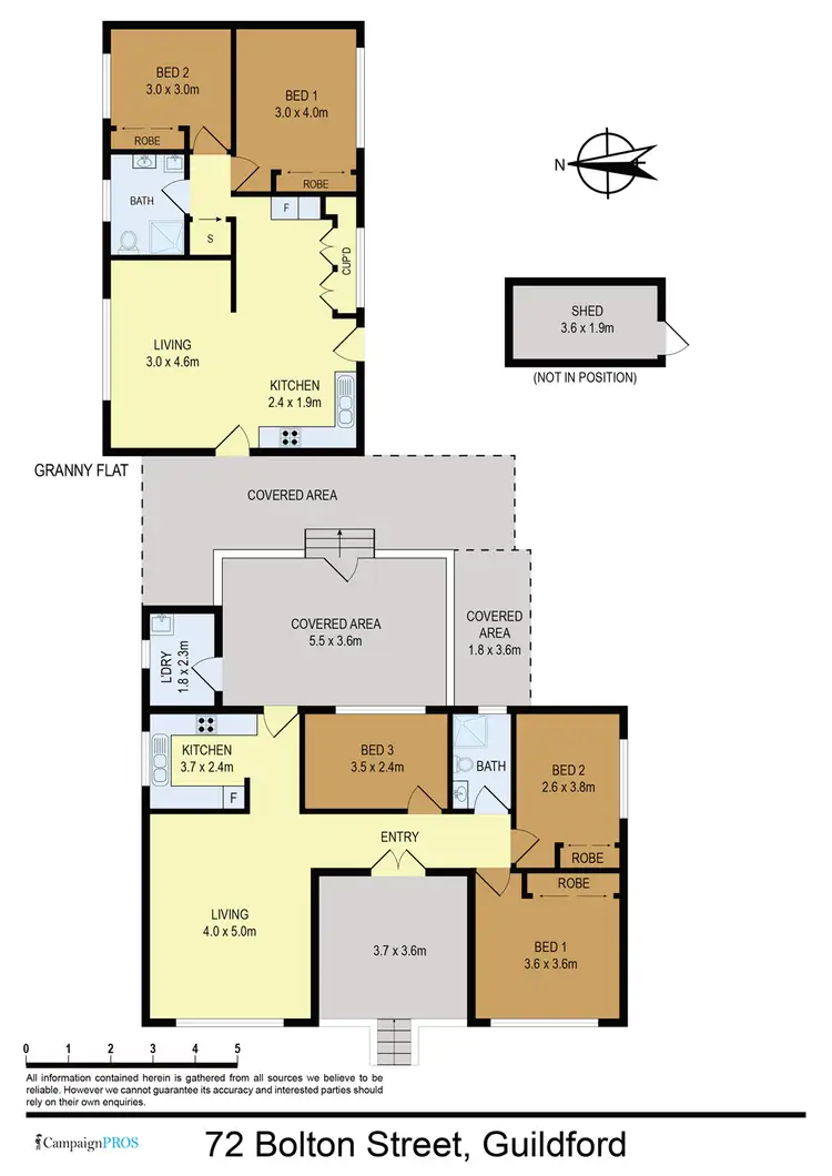 Floorplan of Homely house listing, 72 Bolton Street, Guildford NSW 2161