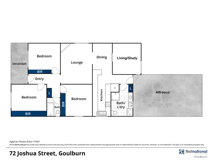 Floorplan of Homely house listing, 72 Joshua Street, Goulburn NSW 2580