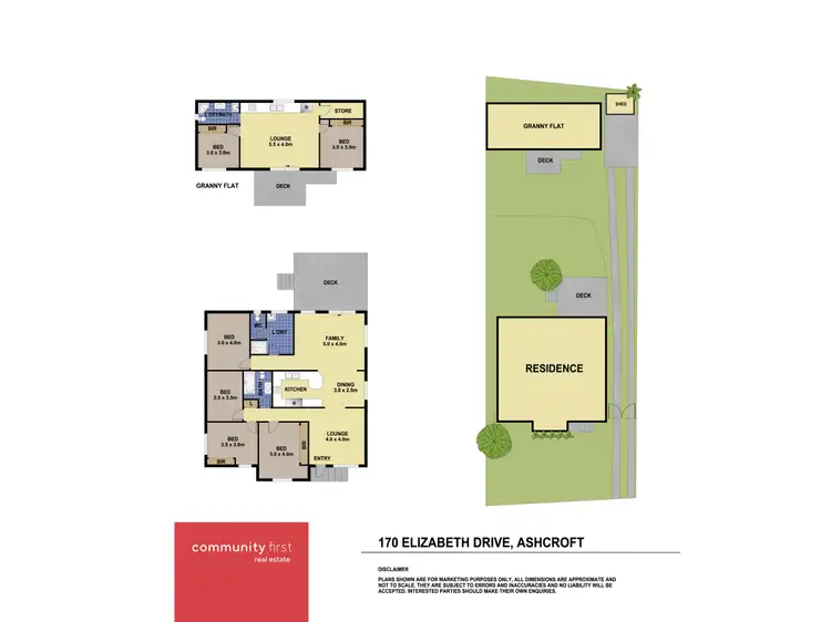 Floorplan of Homely house listing, 170 & 170a Elizabeth Drive, Ashcroft NSW 2168