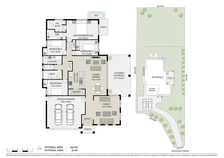 Floorplan of Homely house listing, 2A Viscount Drive, Tallai QLD 4213