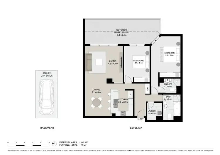 Floorplan of Homely unit listing, 608/1 Torrens Avenue, The Entrance NSW 2261