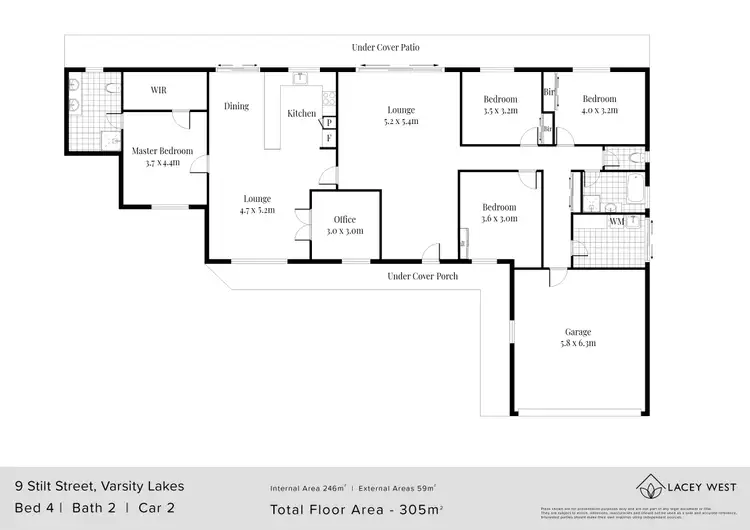 Floorplan of Homely house listing, 9 Stilt Street, Varsity Lakes QLD 4227