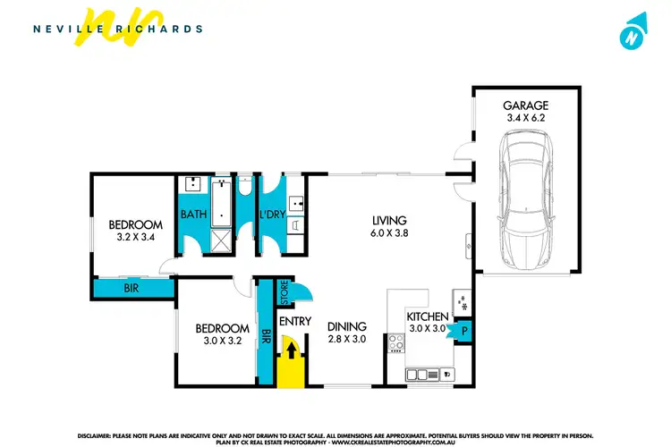 Floorplan of Homely unit listing, 1/31 Boonderabbi Drive, Clifton Springs VIC 3222