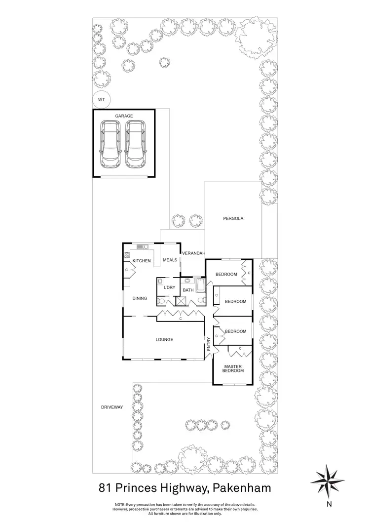 Floorplan of Homely house listing, 81 Princes Highway, Pakenham VIC 3810