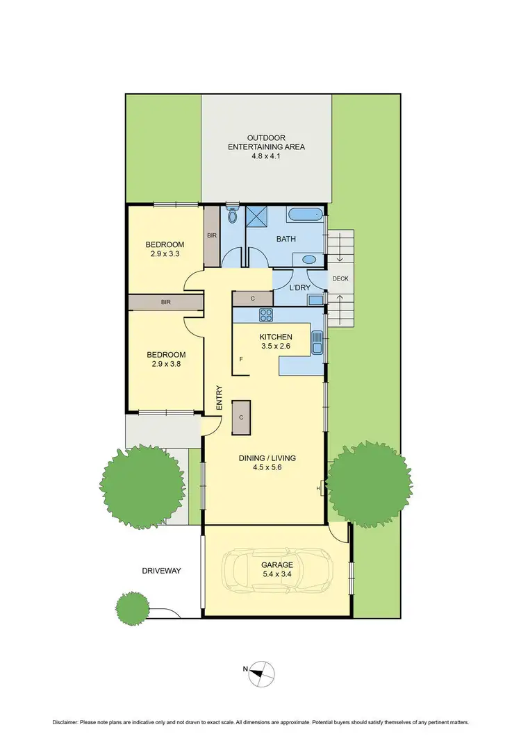 Floorplan of Homely apartment listing, 2/47 Lytton Street, Glenroy VIC 3046