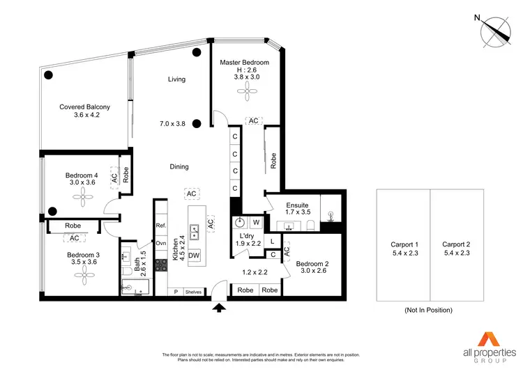 Floorplan of Homely apartment listing, 13103/1 Cordelia Street, South Brisbane QLD 4101