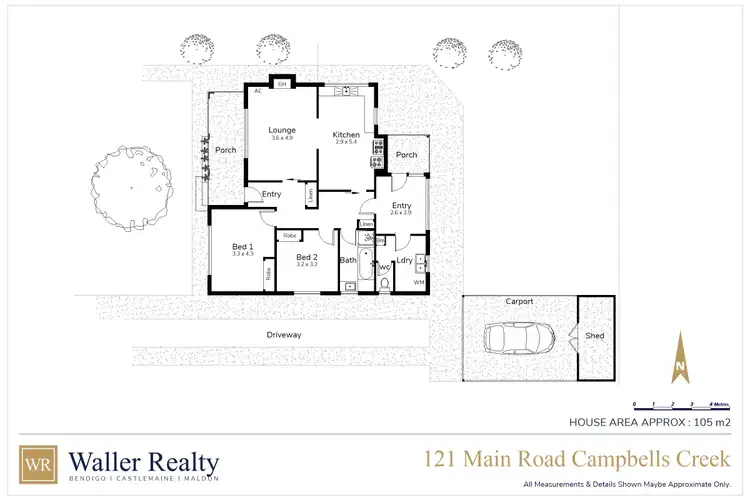 Floorplan of Homely house listing, 121 Main Road, Campbells Creek VIC 3451