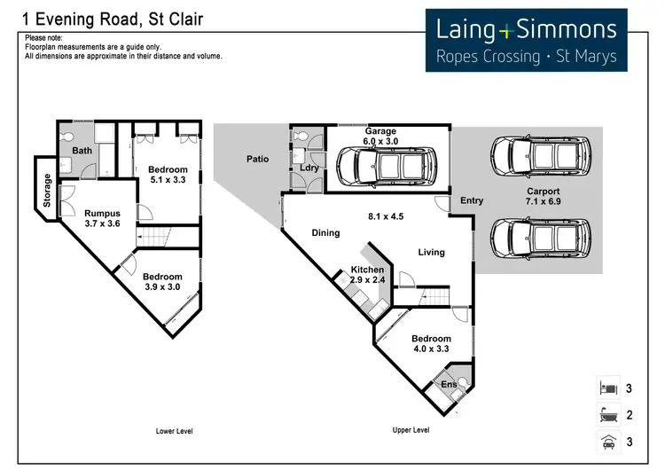 Floorplan of Homely house listing, 1 Evening Row, St Clair NSW 2759