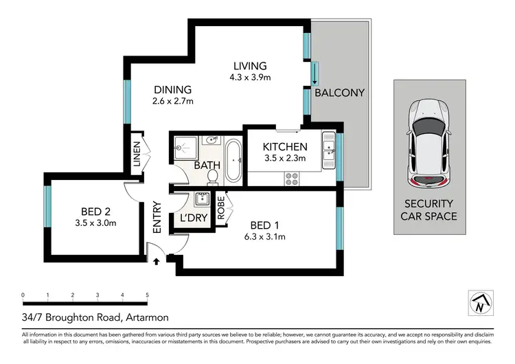 Floorplan of Homely apartment listing, 34/7 Broughton Road, Artarmon NSW 2064