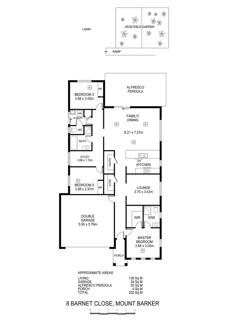 Floorplan of Homely house listing, 8 Barnet Close, Mount Barker SA 5251