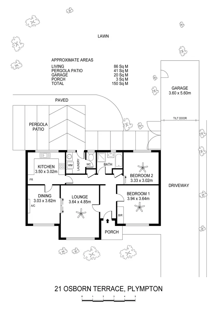 Floorplan of Homely house listing, 21 Osborn Terrace, Plympton SA 5038
