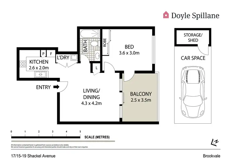 Floorplan of Homely apartment listing, 17/15-19 Shackel Avenue, Brookvale NSW 2100