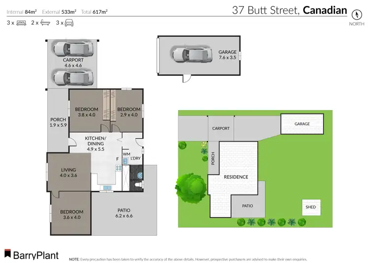 Floorplan of Homely house listing, 37 Butt Street, Canadian VIC 3350