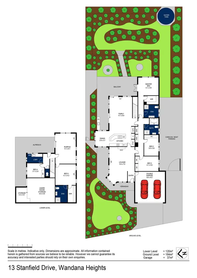 Floorplan of Homely house listing, 13 Stanfield Drive, Wandana Heights VIC 3216