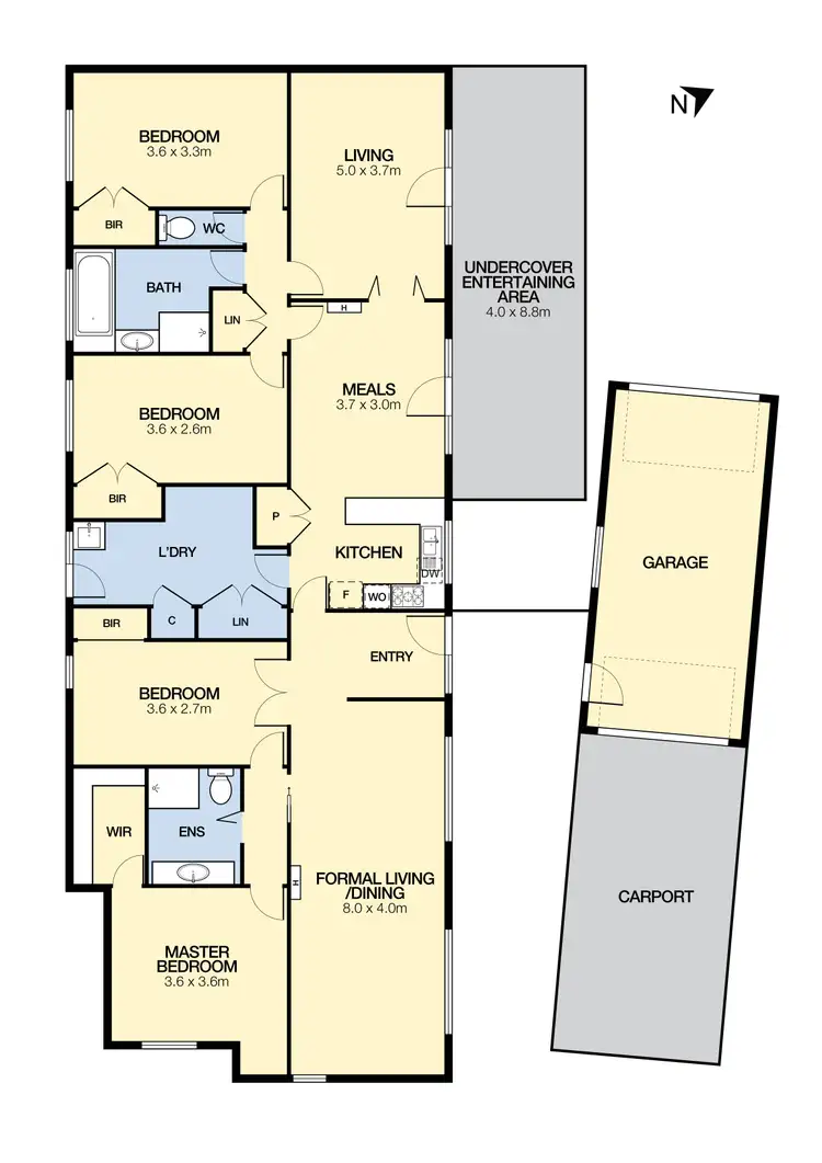 Floorplan of Homely house listing, 9 Kalbarri Court, Taylors Lakes VIC 3038