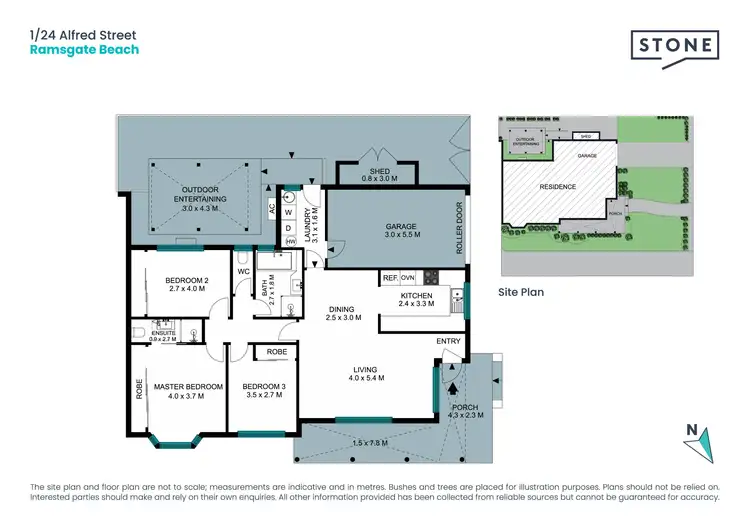 Floorplan of Homely villa listing, 1/24 Alfred Street, Ramsgate Beach NSW 2217