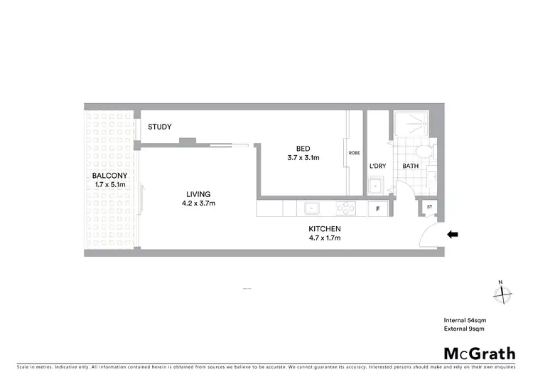 Floorplan of Homely apartment listing, 843/18 Albert Street, Footscray VIC 3011