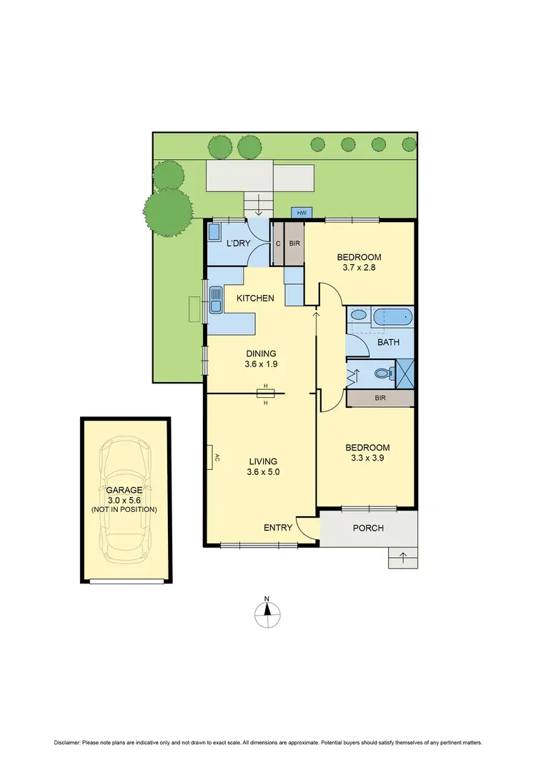 Floorplan of Homely villa listing, 3/124 Hoffmans Road, Essendon VIC 3040