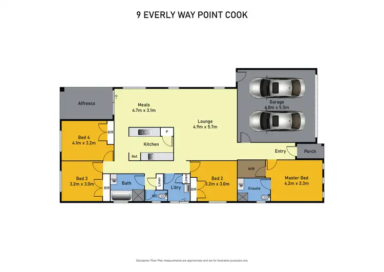 Floorplan of Homely house listing, 9 Everly Way, Point Cook VIC 3030