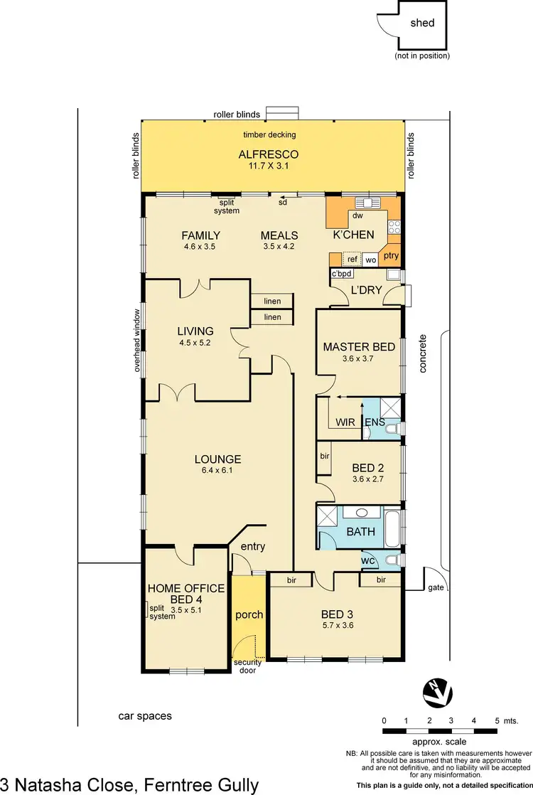 Floorplan of Homely house listing, 3 Natasha Close, Ferntree Gully VIC 3156