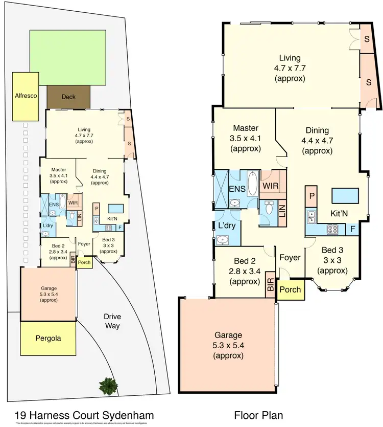 Floorplan of Homely house listing, 19 Harness Court, Sydenham VIC 3037