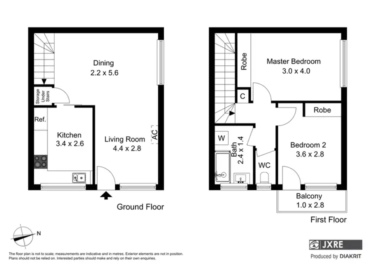 Floorplan of Homely townhouse listing, 2/25 Gardiner Road, Clayton VIC 3168