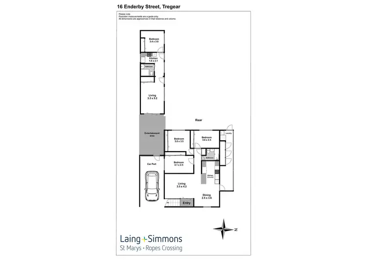Floorplan of Homely house listing, 16 Enderby Street, Tregear NSW 2770