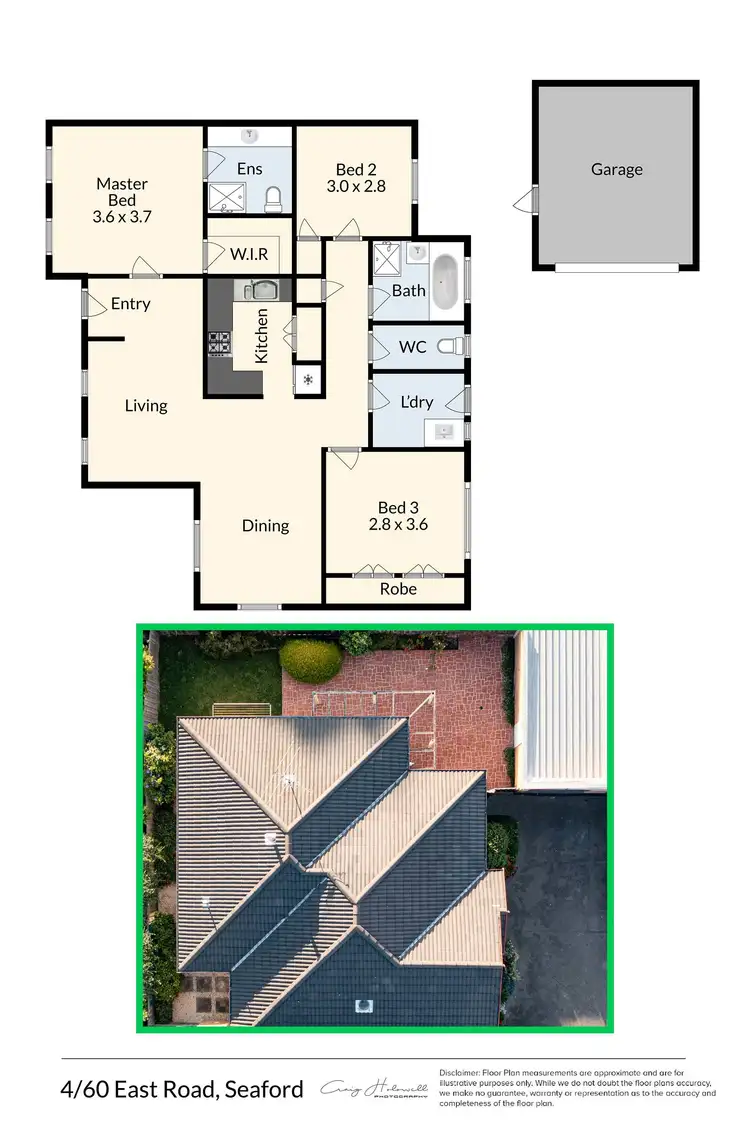 Floorplan of Homely unit listing, 4/60 East Road, Seaford VIC 3198