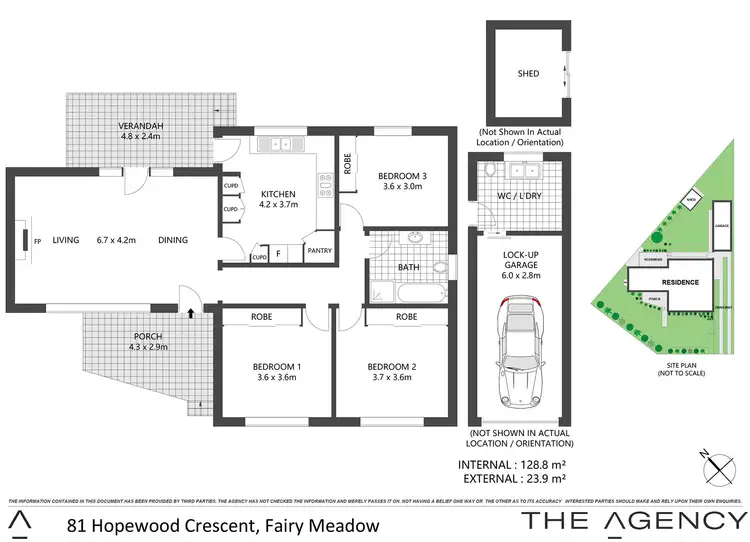 Floorplan of Homely house listing, 81 Hopewood Crescent, Fairy Meadow NSW 2519