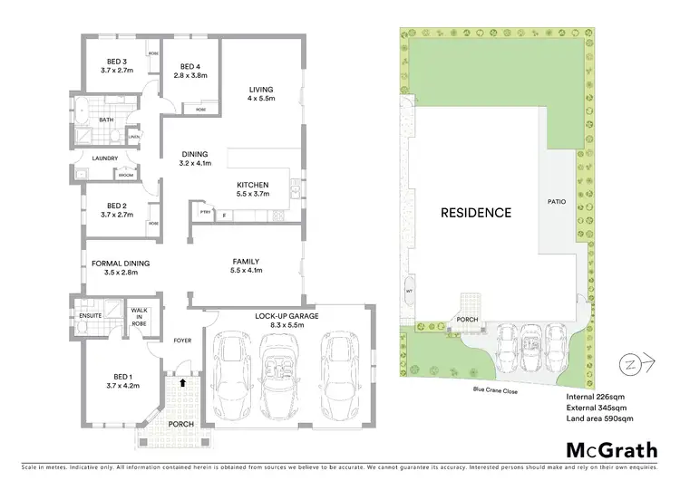 Floorplan of Homely house listing, 56 Blue Crane Close, Tumbi Umbi NSW 2261