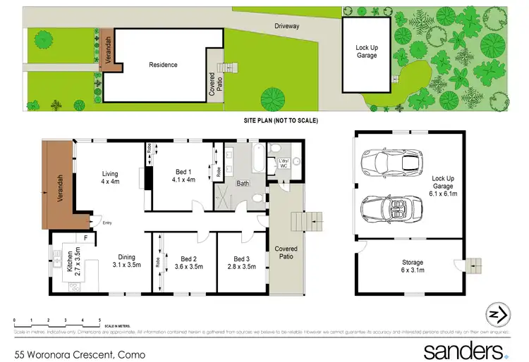 Floorplan of Homely house listing, 55 Woronora Crescent, Como NSW 2226