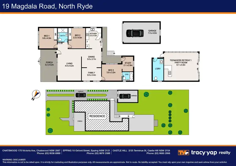 Floorplan of Homely house listing, 19 Magdala Road, North Ryde NSW 2113