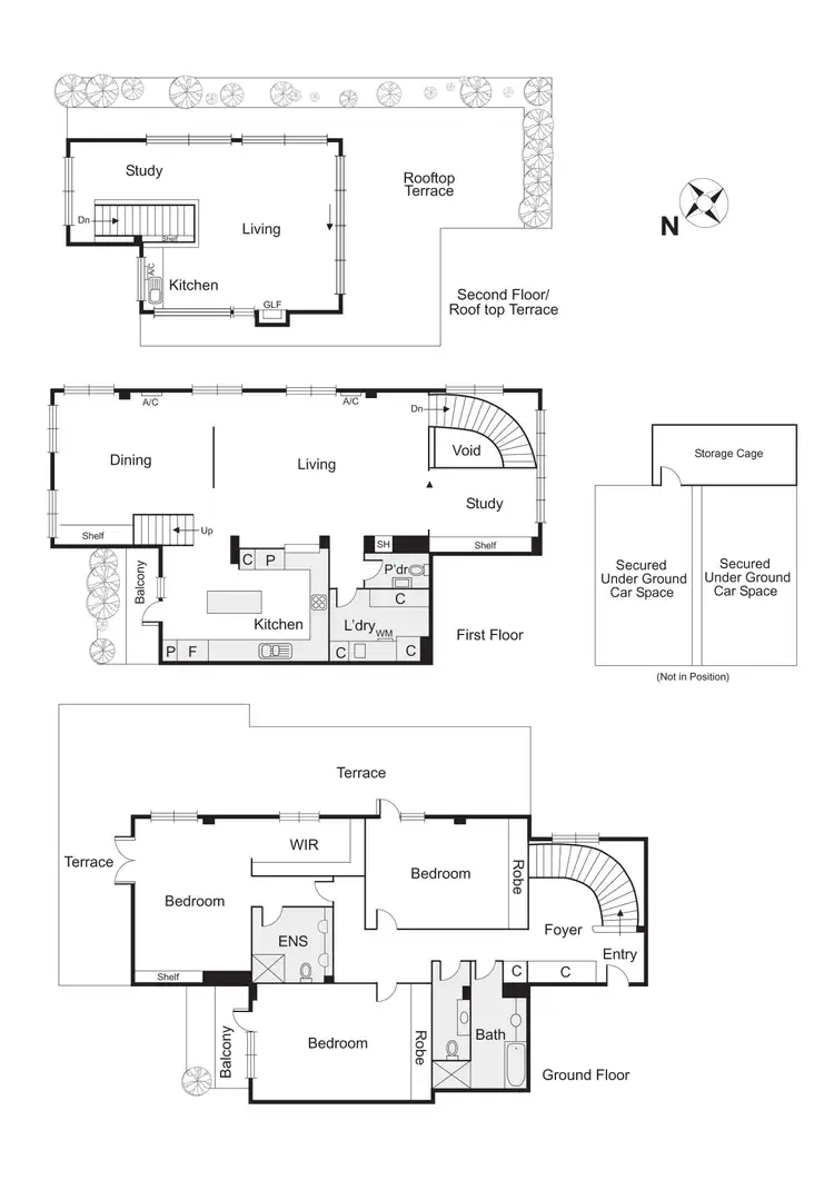 Floorplan of Homely apartment listing, 17/156 Bay Street, Port Melbourne VIC 3207