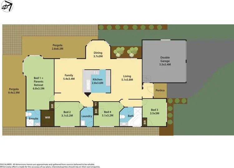 Floorplan of Homely house listing, 10 Stave Place, Kellyville Ridge NSW 2155
