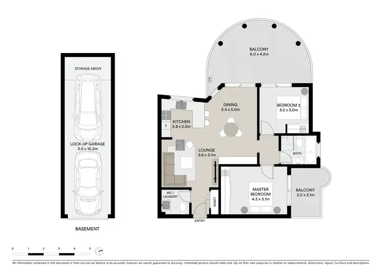 Floorplan of Homely unit listing, 11/74-76 Lane Street, Wentworthville NSW 2145