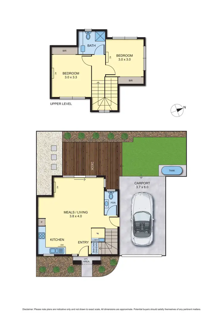 Floorplan of Homely townhouse listing, 6/36-38 Leamington Street, Reservoir VIC 3073