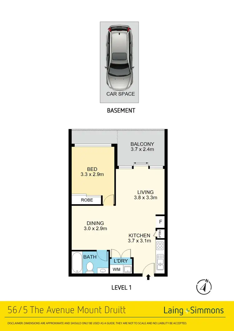 Floorplan of Homely unit listing, 56/5-7 The Avenue, Mount Druitt NSW 2770
