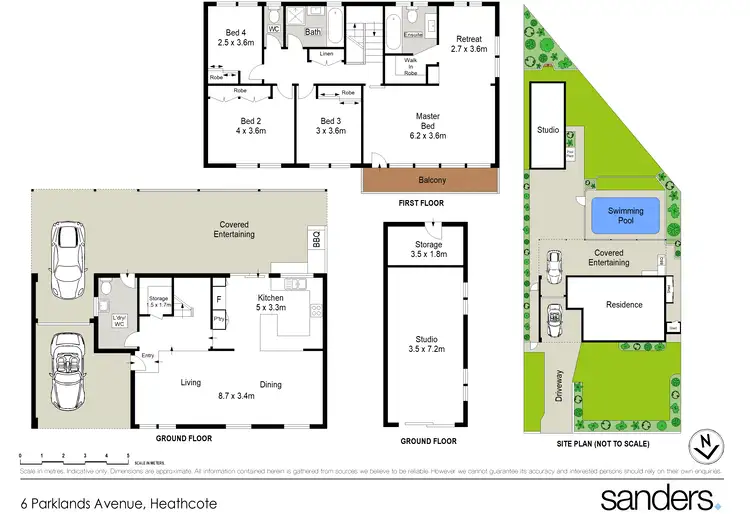 Floorplan of Homely house listing, 6 Parklands Avenue, Heathcote NSW 2233