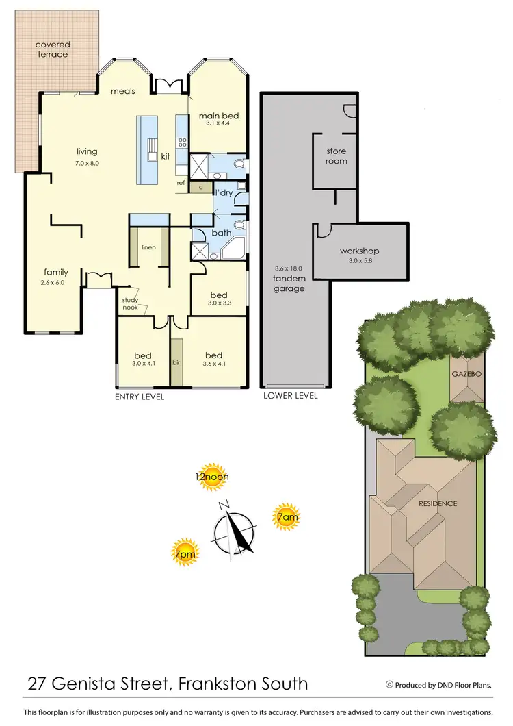 Floorplan of Homely house listing, 27 Genista Street, Frankston South VIC 3199