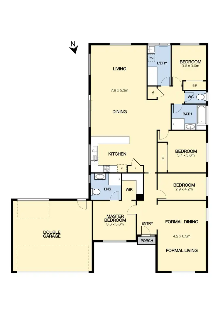Floorplan of Homely house listing, 22 Orchid Square, Sydenham VIC 3037