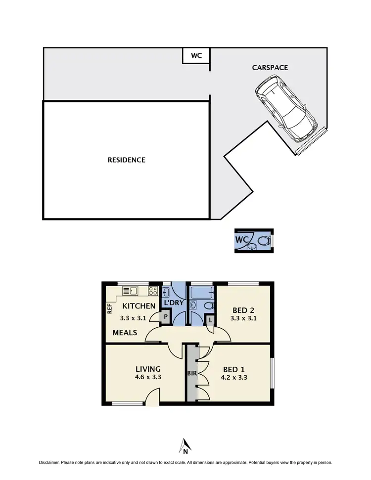Floorplan of Homely unit listing, 4/2 Station Street, Reservoir VIC 3073