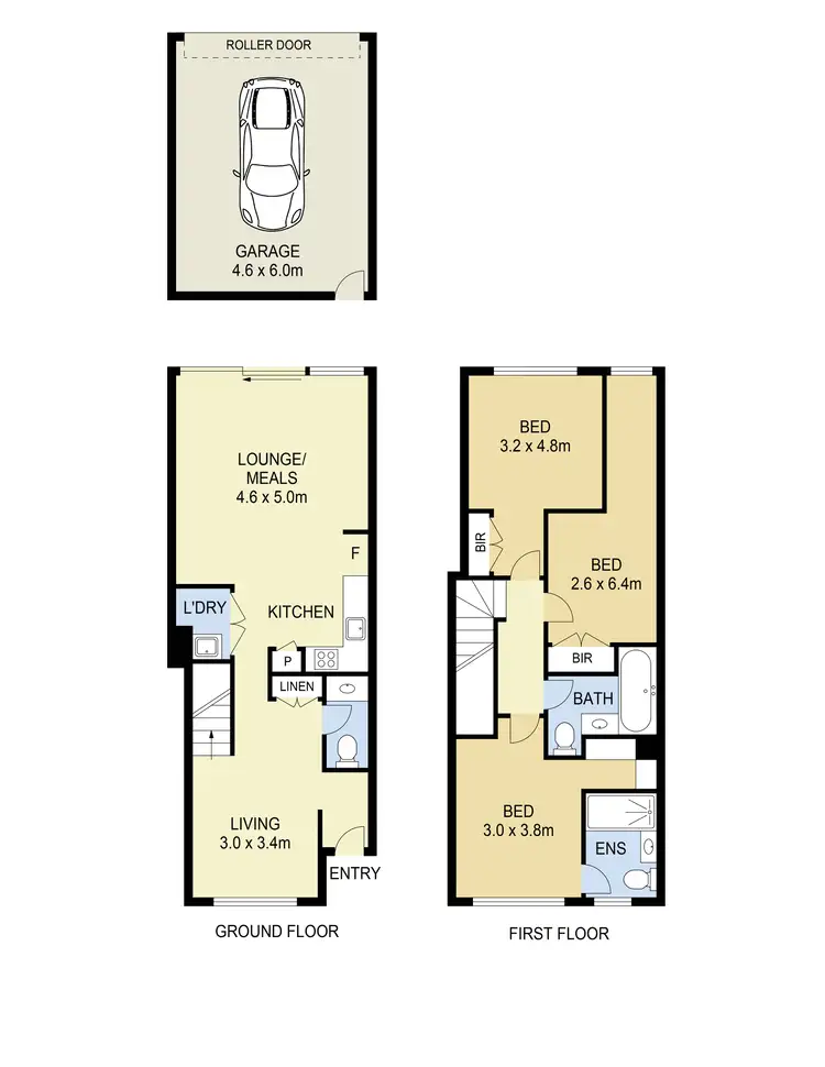 Floorplan of Homely townhouse listing, 29 Mamic Boulevard, Fraser Rise VIC 3336