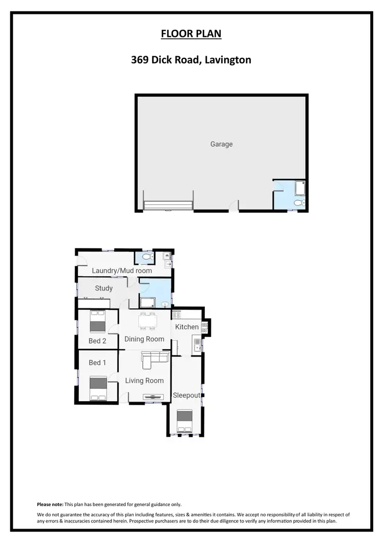 Floorplan of Homely house listing, 369 Dick Road, Lavington NSW 2641