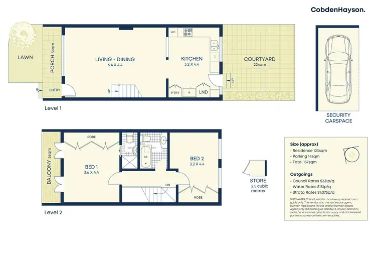 Floorplan of Homely house listing, 10/16 Rose Street, Birchgrove NSW 2041