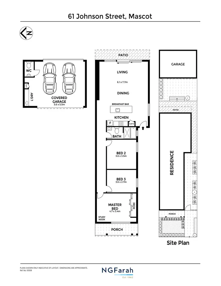 Floorplan of Homely house listing, 61 Johnson Street, Mascot NSW 2020