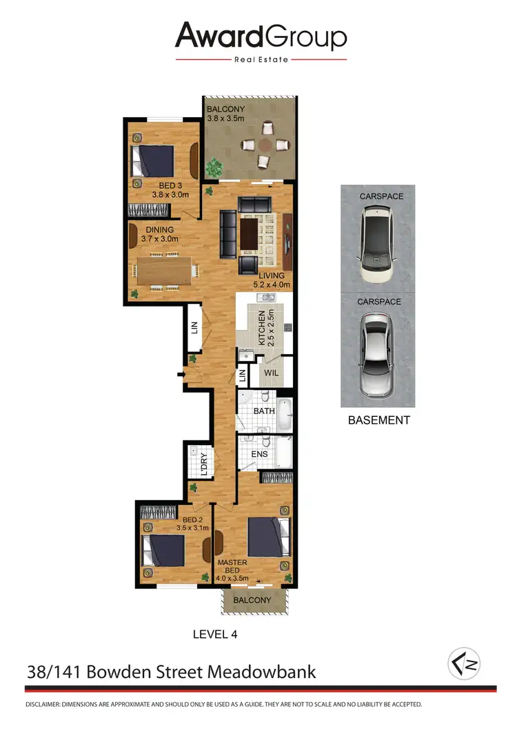 Floorplan of Homely apartment listing, 38/141 Bowden Street, Meadowbank NSW 2114