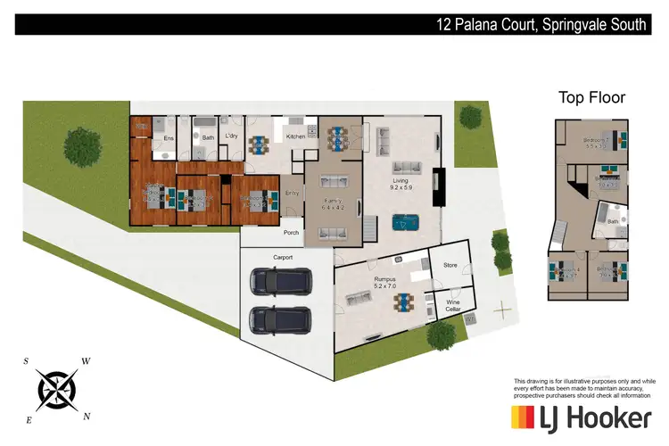 Floorplan of Homely house listing, 12 Palana Court, Springvale South VIC 3172